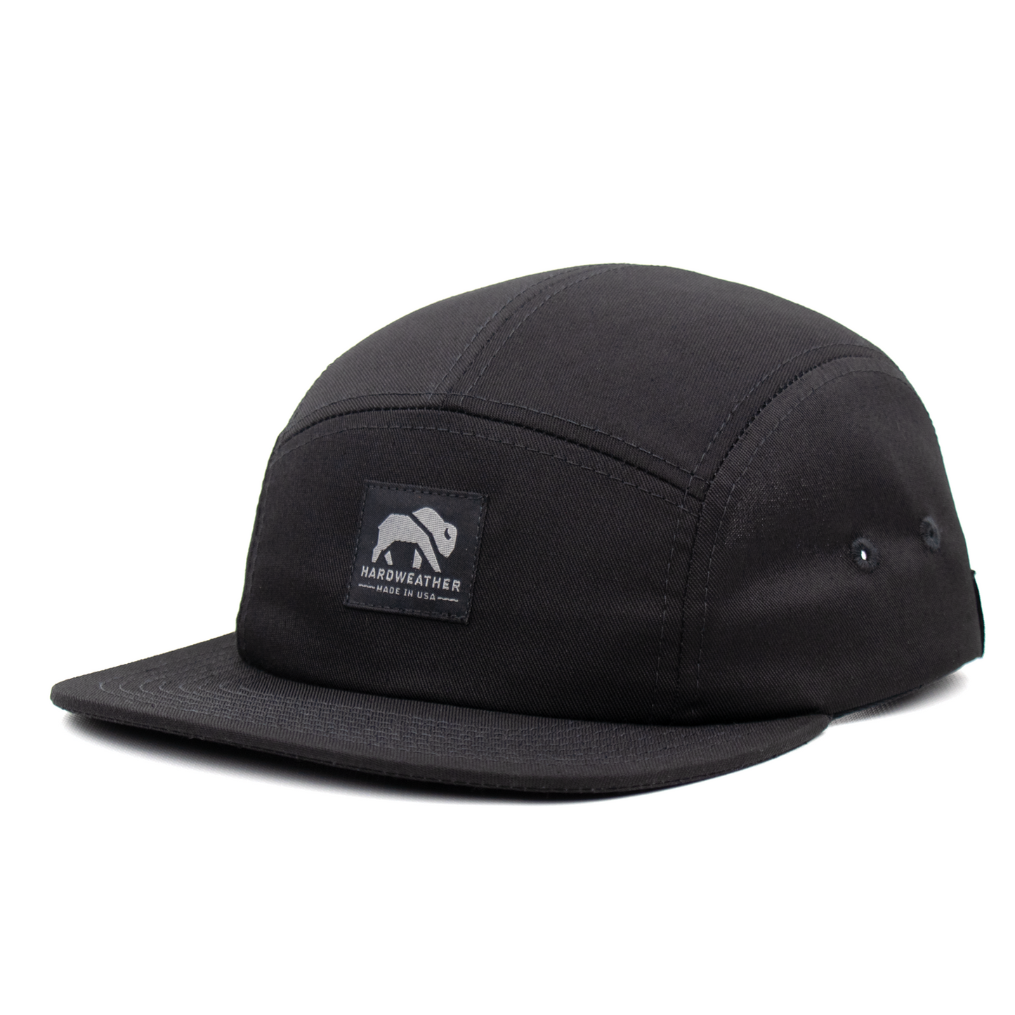 Unstructured Black Twill Camper