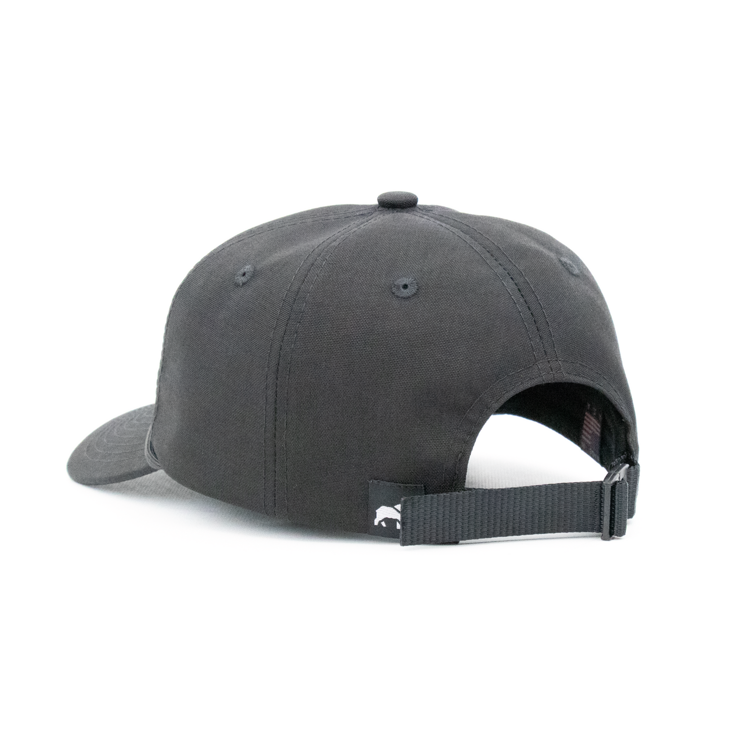 Unstructured Black Twill 5-Panel