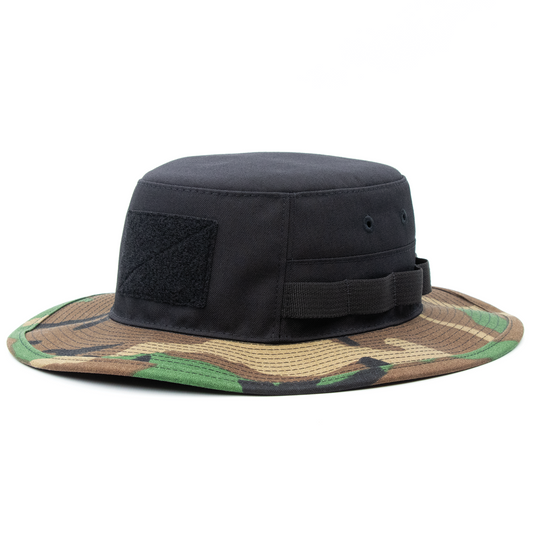 Black/Woodland 500D Boonie Hat