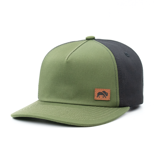 Unstructured Olive-Black Twill 5S-Panel