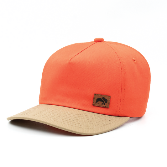 Unstructured Orange-Tan Twill 5S-Panel