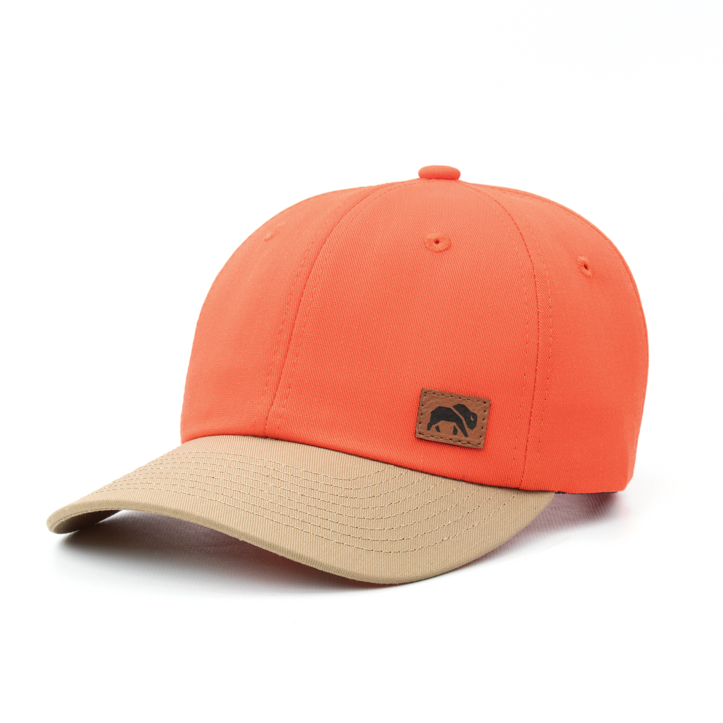 Unstructured Twill Orange-Tan 6-Panel