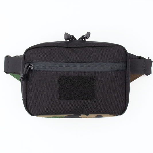 1000D Conceal Shoulder/Waist Pack - Black/Woodland