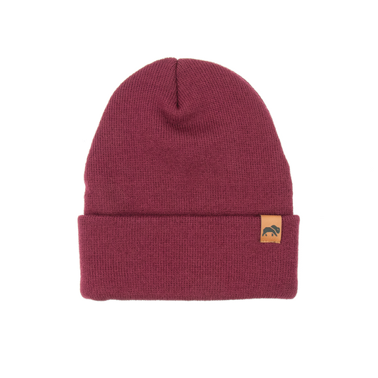 Burgundy Knit Beanie