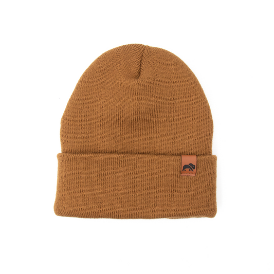 Brown Knit Beanie