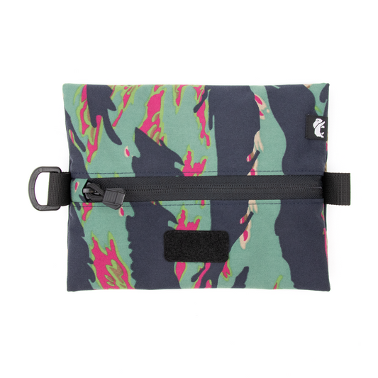 Miami Tiger Stripe Flat Pouch