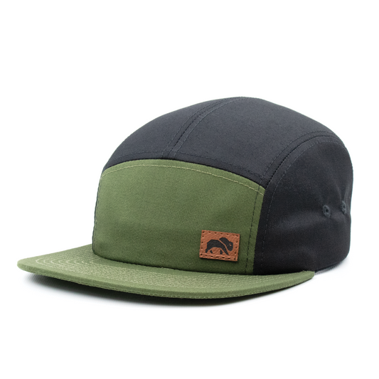 Unstructured Olive/Black Twill Camper