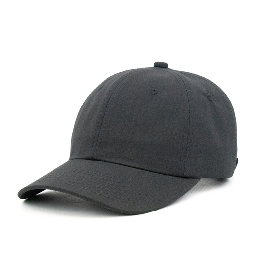 Unstructured Black 6-Panel