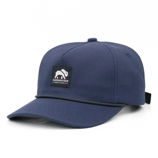Unstructured Navy Twill 5-Panel